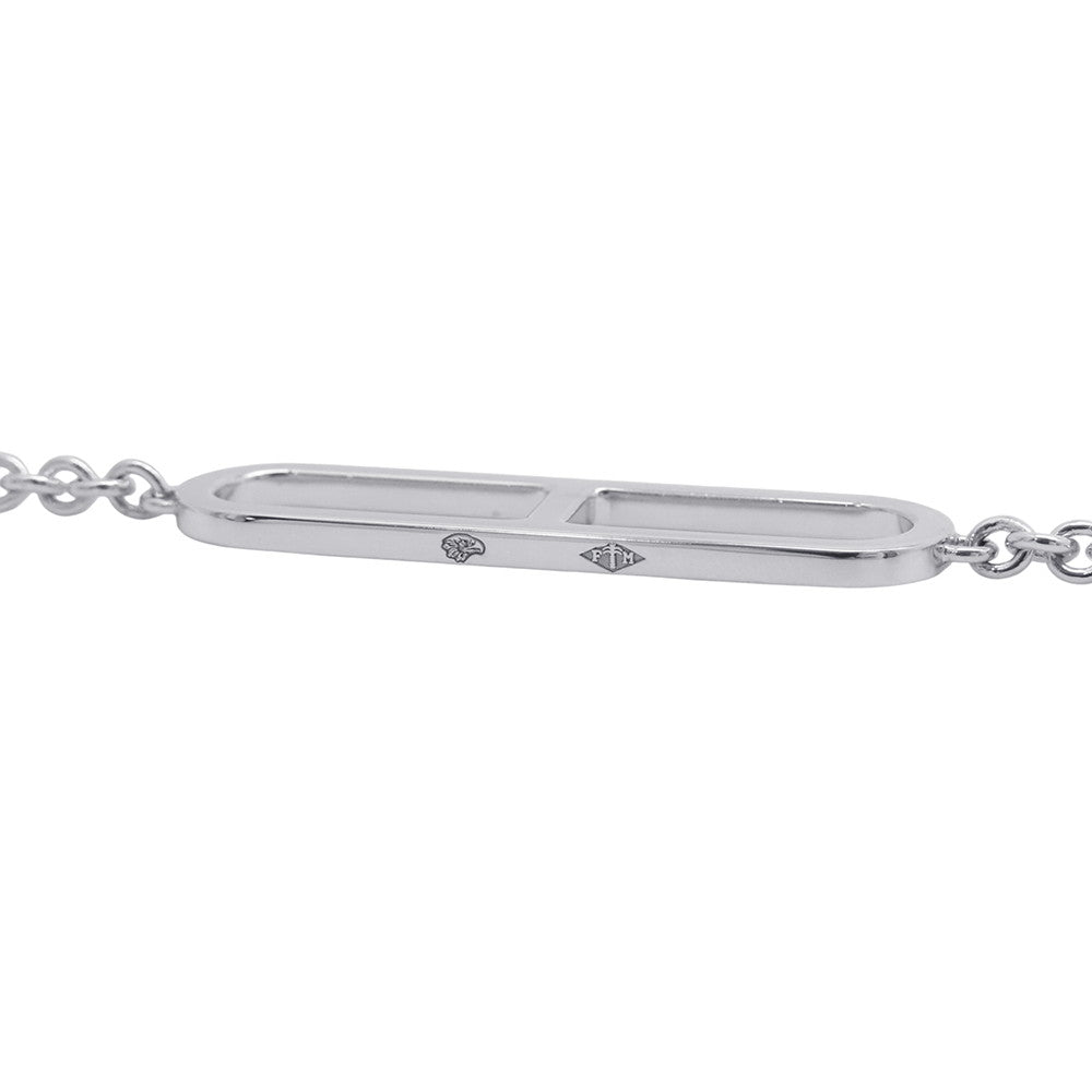 HERMES Ever Chaine d'Ancre Bracelet Size ST 18K White Gold