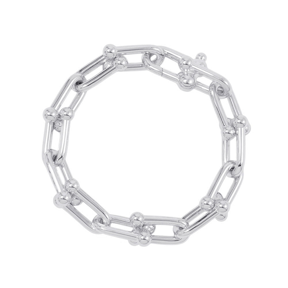 TIFFANY&Co. Hardware Large Link Bracelet 14-frame Size Large60153089 SV925