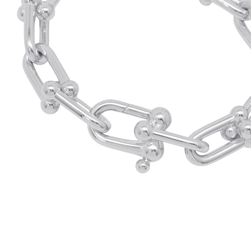 TIFFANY&Co. Hardware Large Link Bracelet 14-frame Size Large60153089 SV925