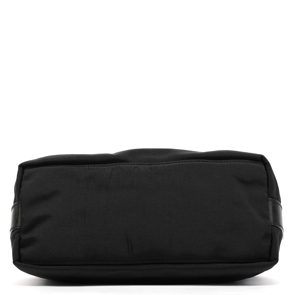 000 0602 Black Nylon Hobo Shoulder Bag
