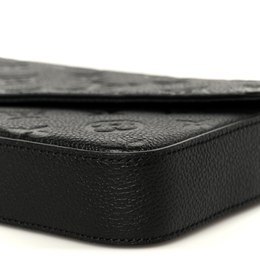 Empreinte Pochette Felicie Chain Wallet Black