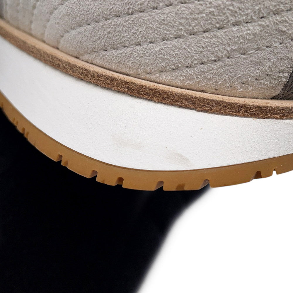 HERMES Sneakers Jet Guri Arctik/BlancH242925ZHNL410 Chevre Leather・Velour Size 41