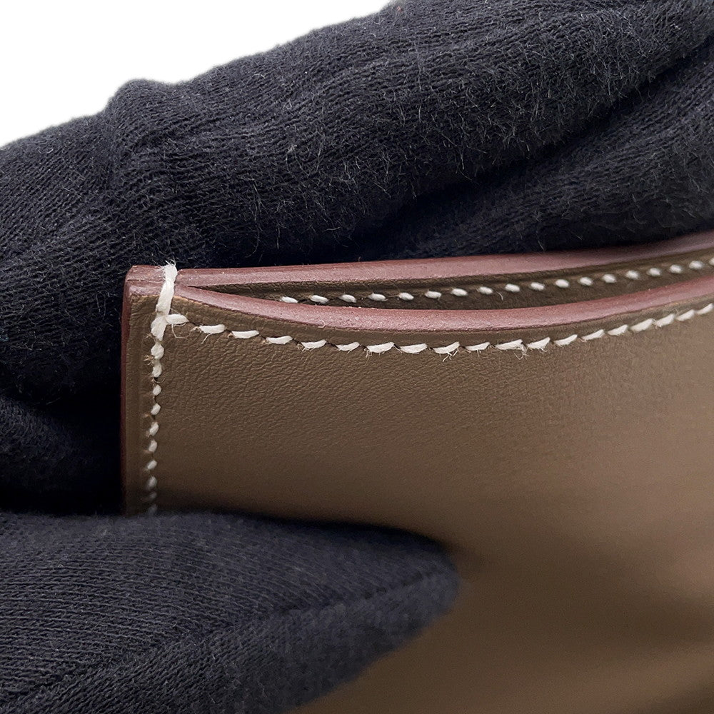 HERMES Portefeuille Poschamp Plus Etoupe Swift Leather