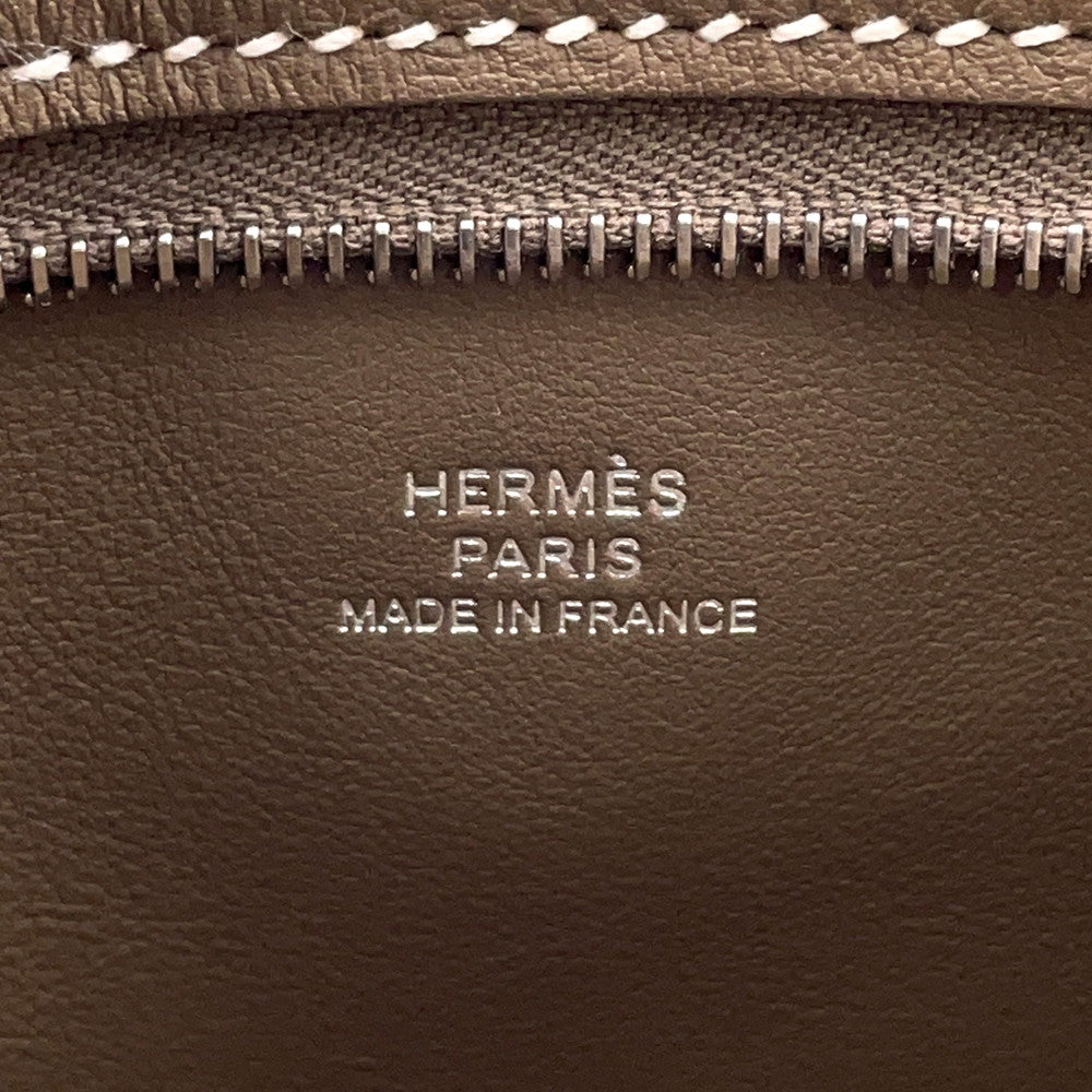 HERMES Portefeuille Poschamp Plus Etoupe Swift Leather