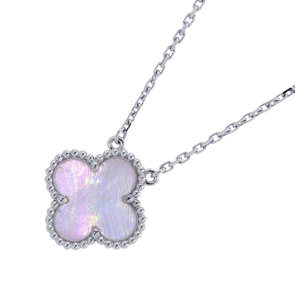 Van Cleef & Arpels Vintage Alhambra PendantVCARF48700 18K White Gold