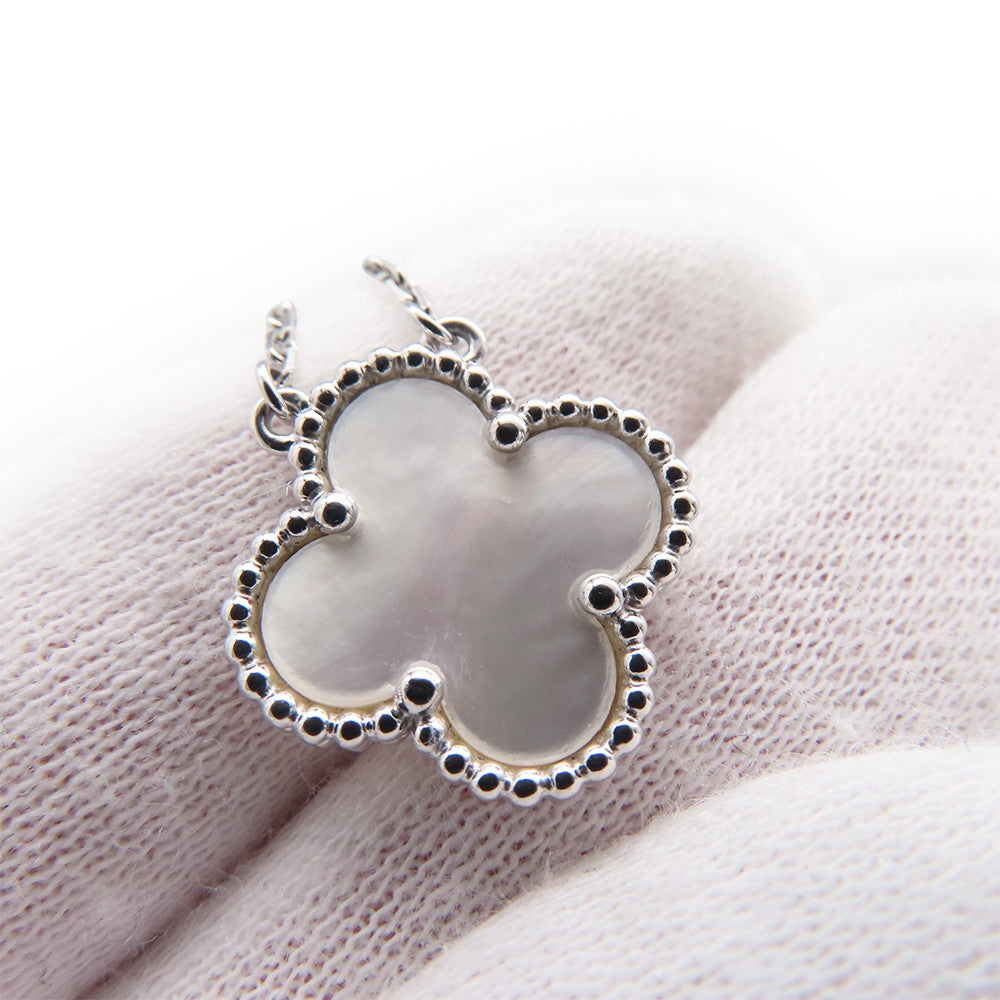 Van Cleef & Arpels Vintage Alhambra PendantVCARF48700 18K White Gold