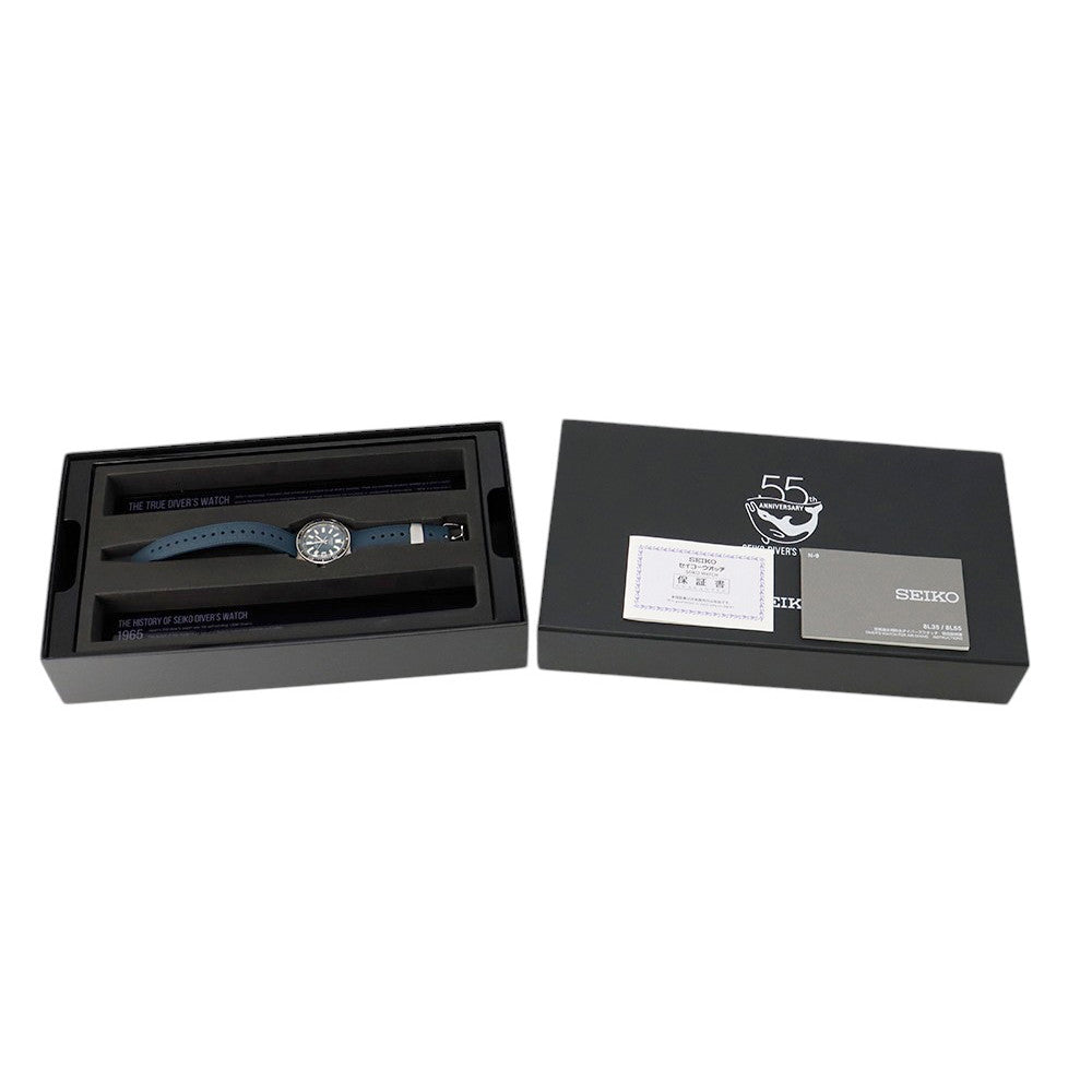 SEIKO SEIKO Diver's Watch 55th Anniversary Limited Collection 1965 Mechanical Diver's Revival Design W39.9mm Stainless Steel Silicon Blue Gray DialSBEX009