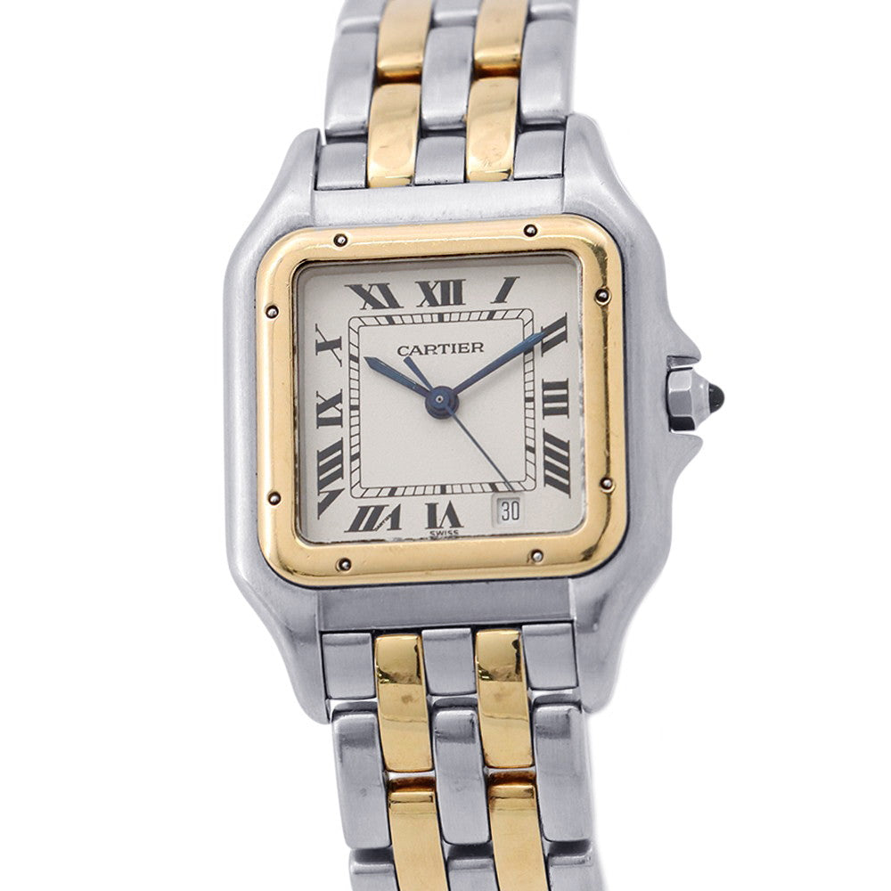 CARTIER PANTHERE MM H36.3mm×W26.5mm Stainless Steel K18YG Ivory Dial830832