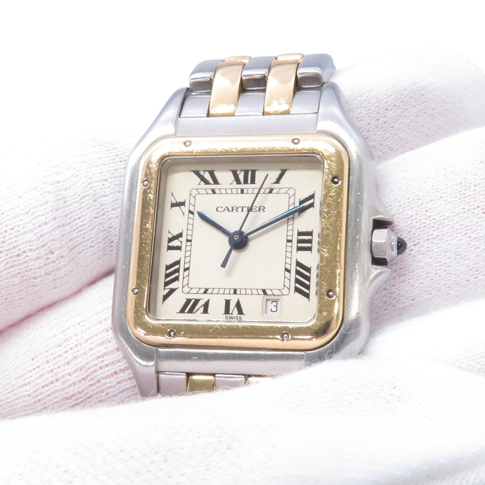 CARTIER PANTHERE MM H36.3mm×W26.5mm Stainless Steel K18YG Ivory Dial830832