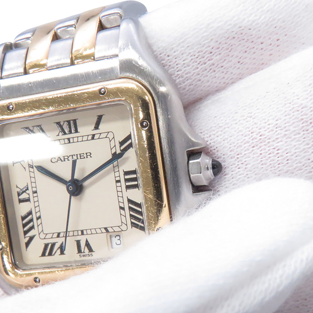 CARTIER PANTHERE MM H36.3mm×W26.5mm Stainless Steel K18YG Ivory Dial830832
