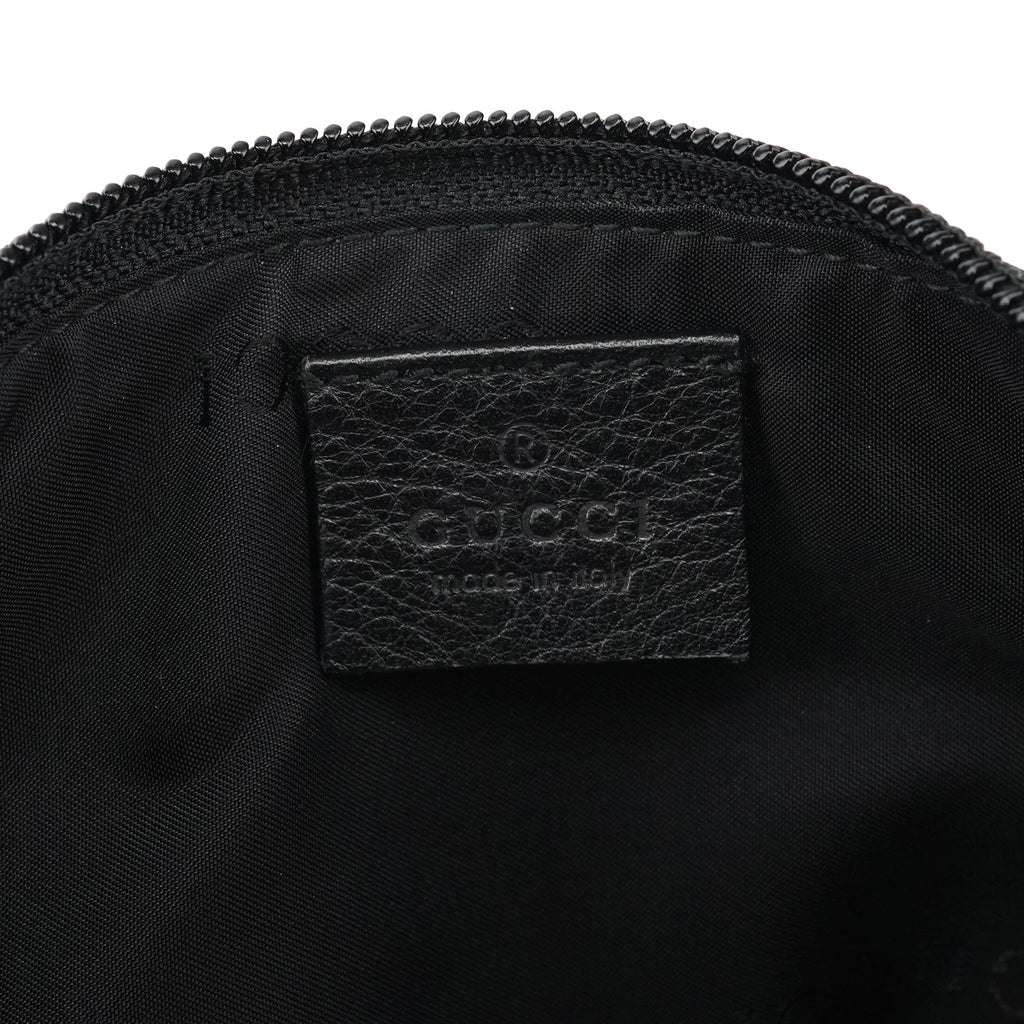 039 1103 Black Leather Pochette