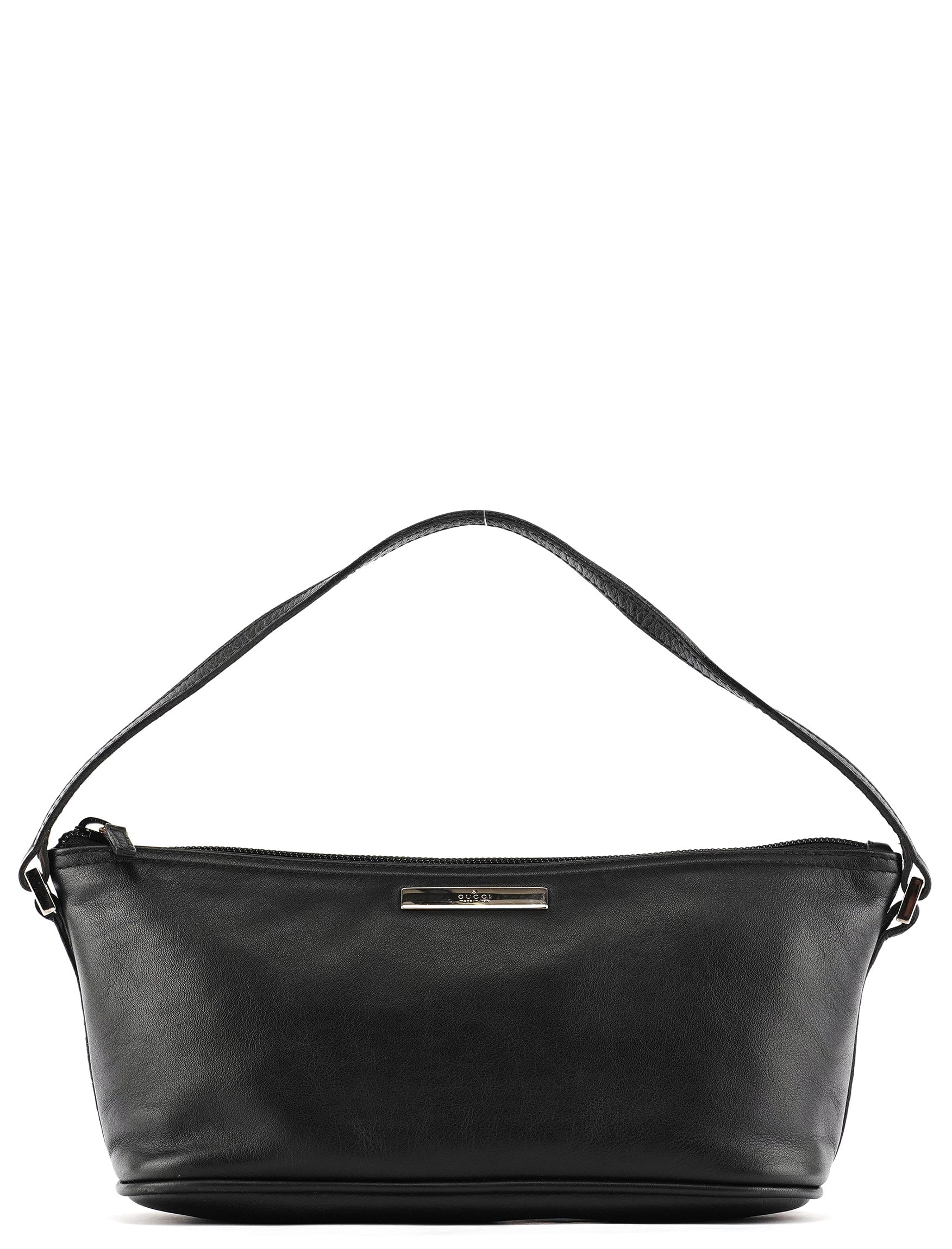 039 1103 Black Leather Pochette