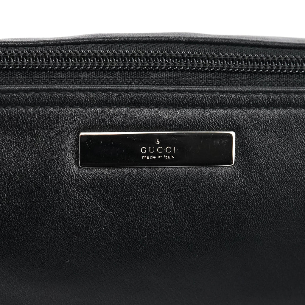 039 1103 Black Leather Pochette