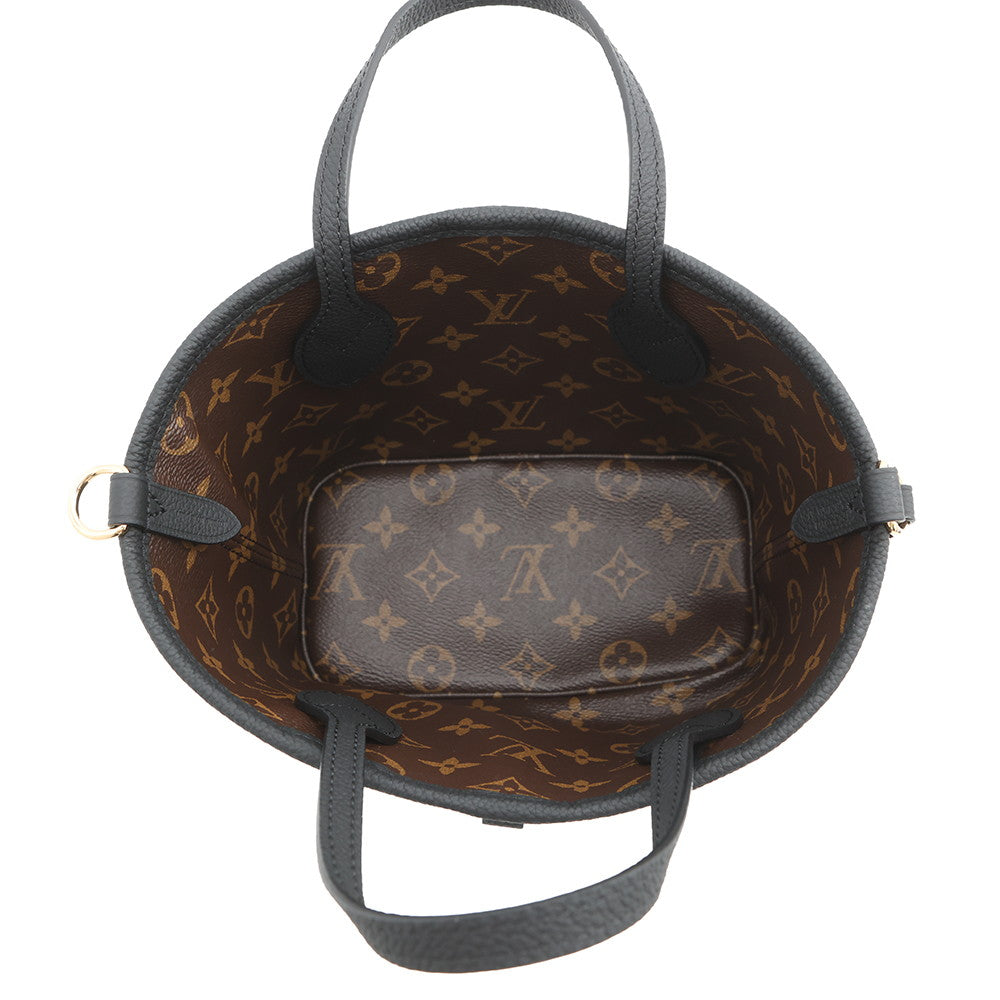 LOUIS VUITTON Neverfull・Inside Out BlackM12099 Monogram Grain Leather Size BB