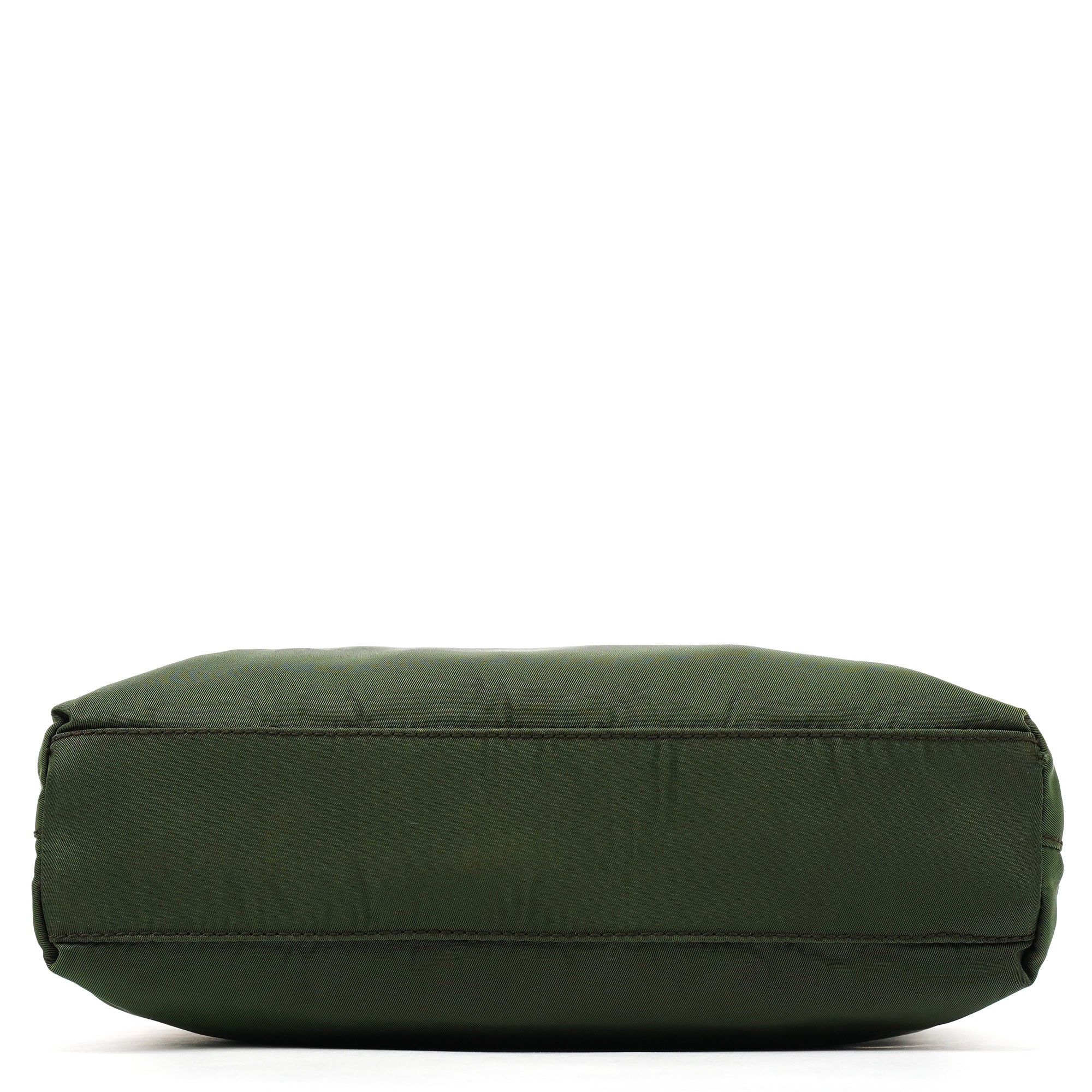 B6243 Green Tessuto City Nylon Tote Bag
