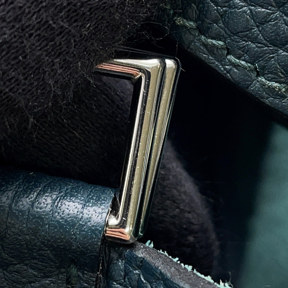 HERMES Picotin Lock VertBosphore Taurillon Clemence Size PM