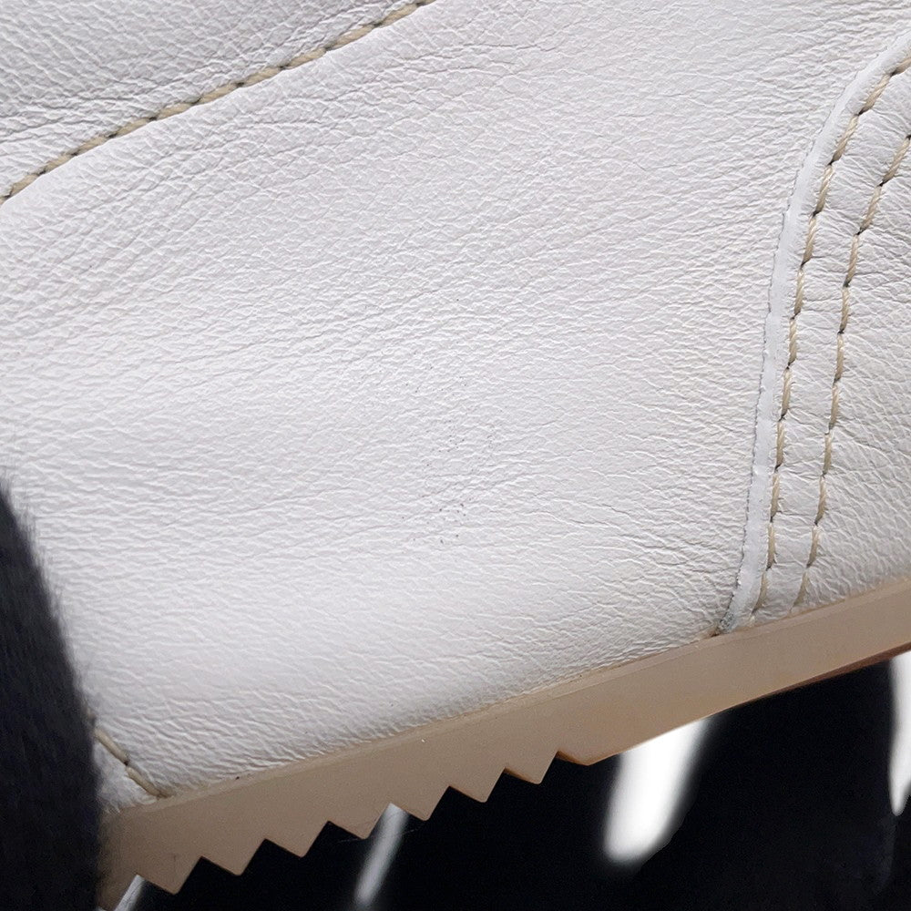 HERMES Sneakers Master White Veau Souple Size 37
