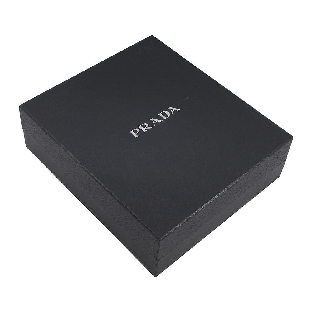 PRADA Triangle Pouch Black1NQ044_2AWL_F0T7O Satin CrystalBijoux