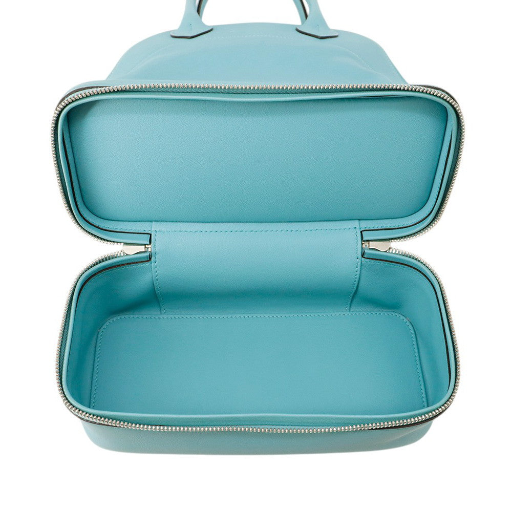 HERMES Bolide Sucre Blue Saint-Cyr Swift Leather