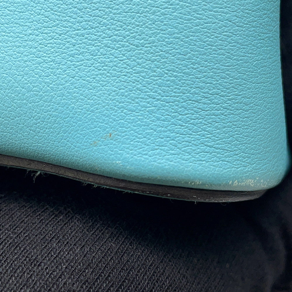 HERMES Bolide Sucre Blue Saint-Cyr Swift Leather