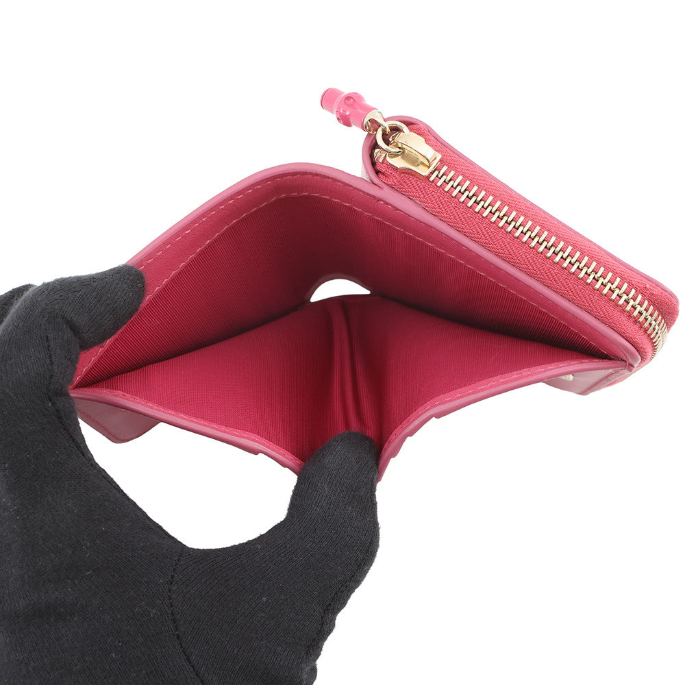 GUCCI Bamboo Small Wallet Pink828171AAEVB5637 Leather