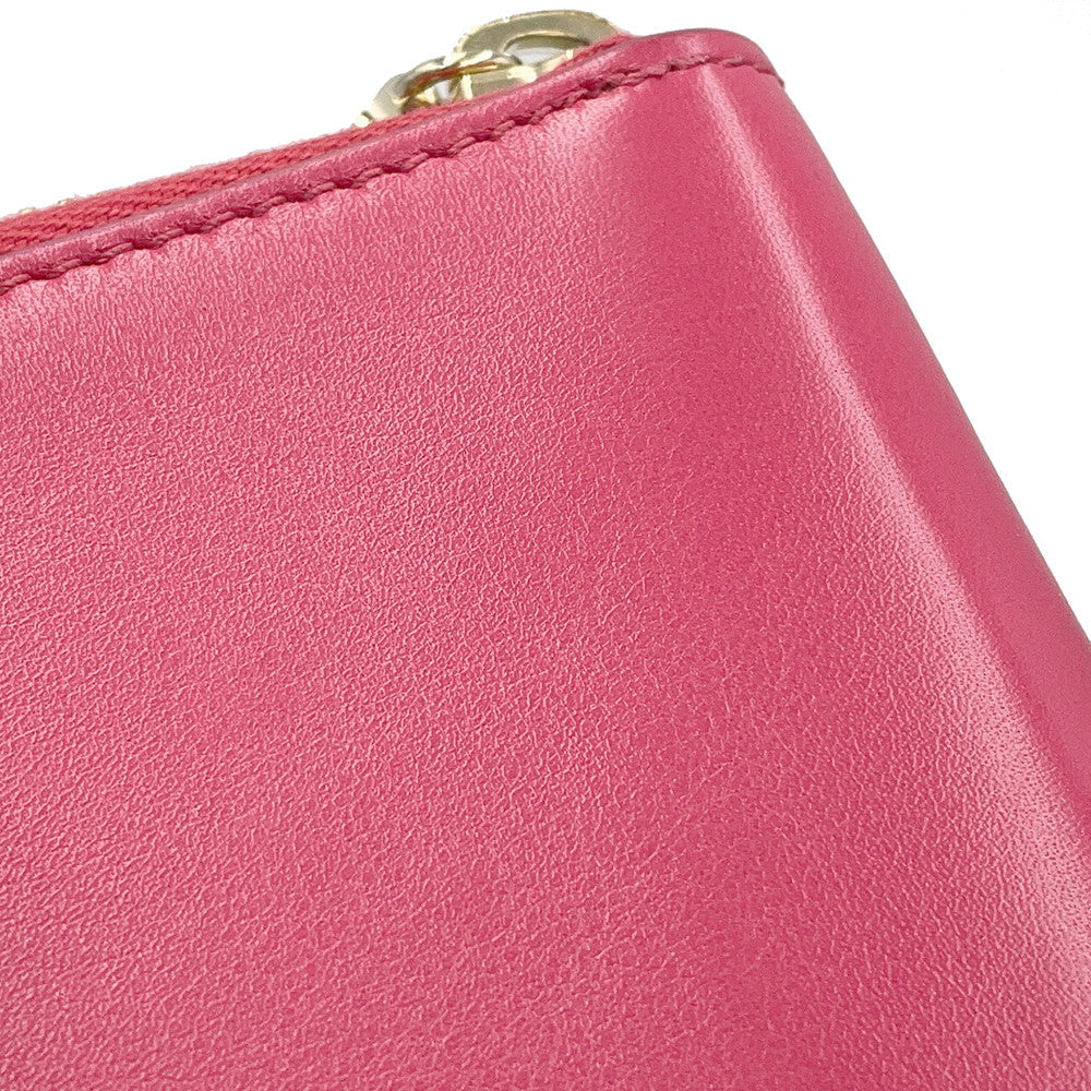 GUCCI Bamboo Small Wallet Pink828171AAEVB5637 Leather