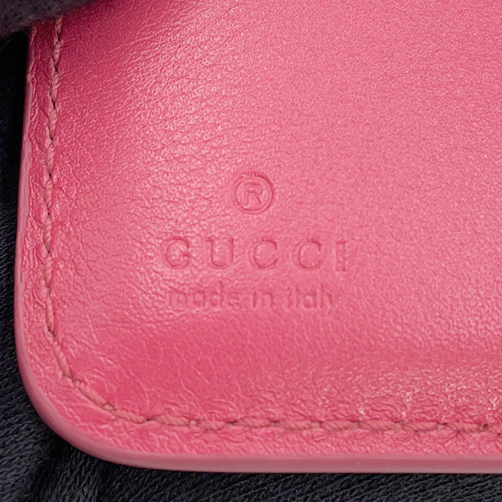 GUCCI Bamboo Small Wallet Pink828171AAEVB5637 Leather