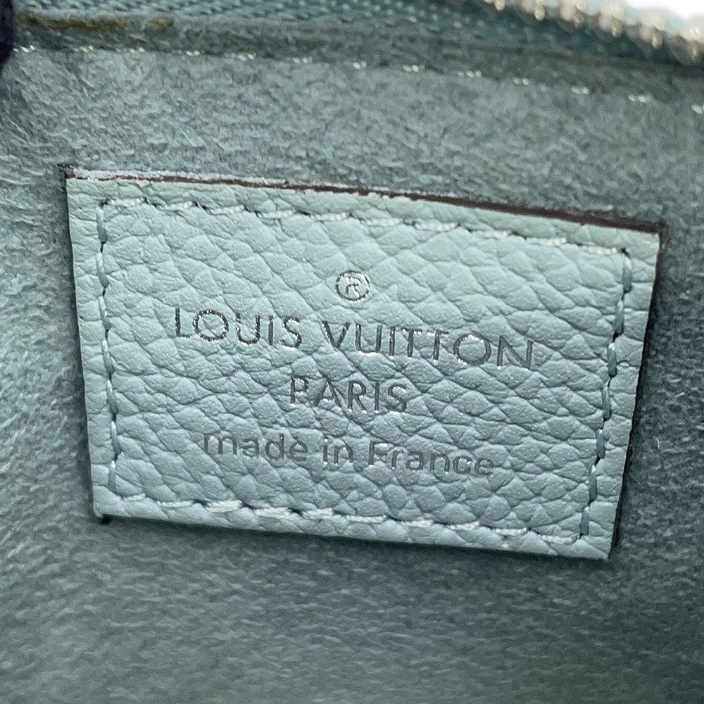 LOUIS VUITTON Pochette Cles Vert LagoonM80696 Monogram Mahina