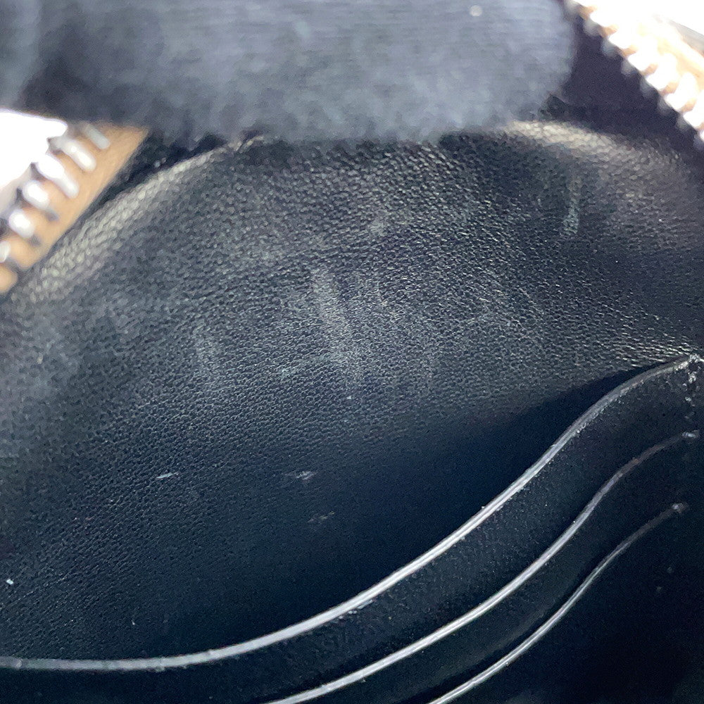 Valentino Garavani Loco V Logo Shoulder Bag Greige Leather