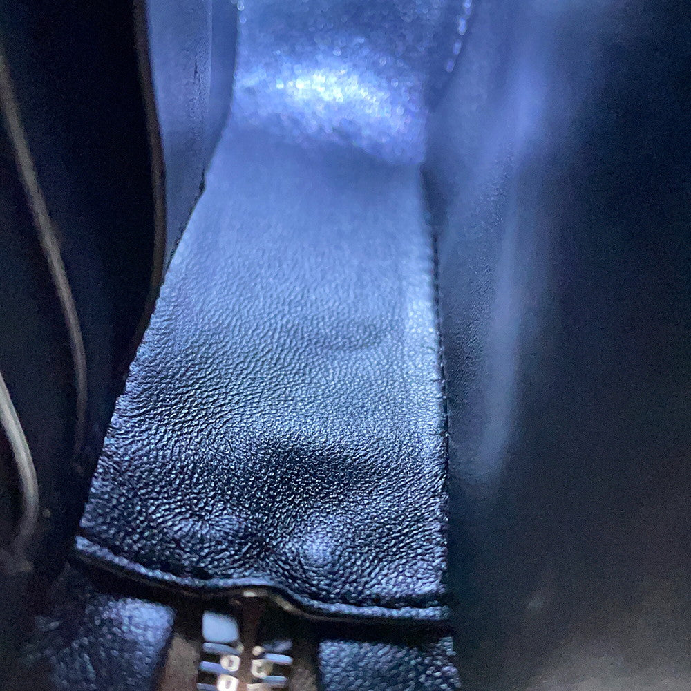 Valentino Garavani Loco V Logo Shoulder Bag Greige Leather
