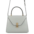 Valextra Valextra Iside 2way Bag Gray Leather Size Mini