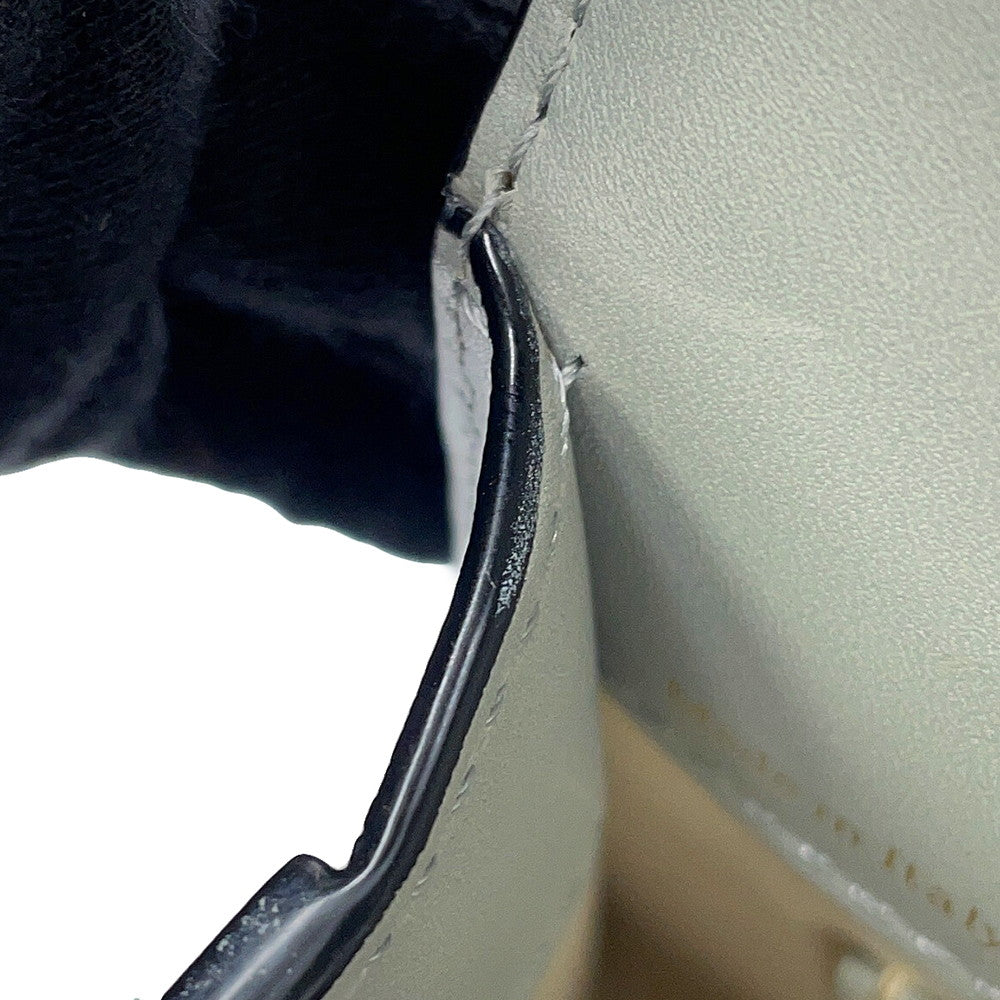Valextra Valextra Iside 2way Bag Gray Leather Size Mini