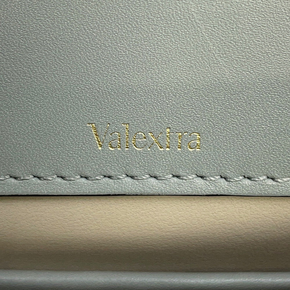 Valextra Valextra Iside 2way Bag Gray Leather Size Mini