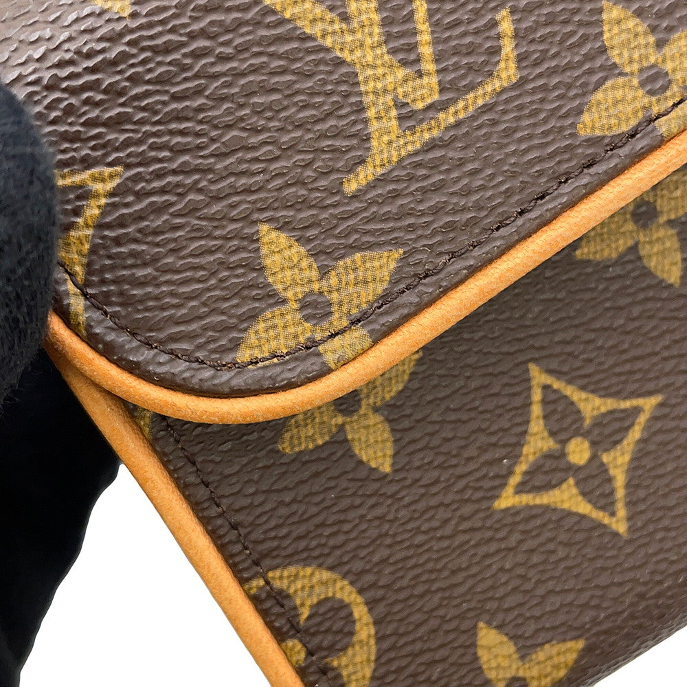LOUIS VUITTON Pochette Florentine BeigeM51855 Monogram Size M
