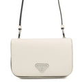 PRADA Saffiano Leather Shoulder Bag White2VD061_9Z2_F0PG7_V_OOL Leather