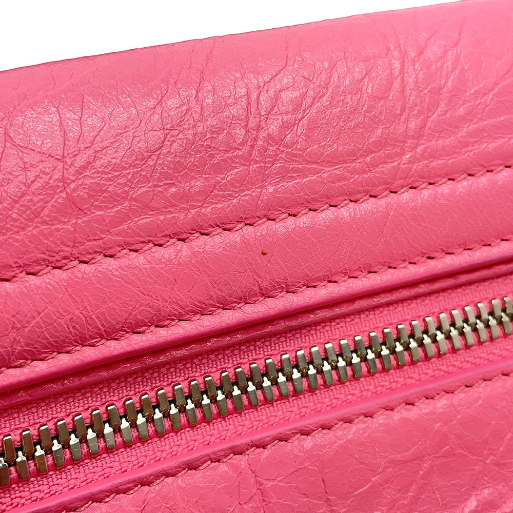 BALENCIAGA LucaGol Sling Bag Pink771670 Leather Size XS