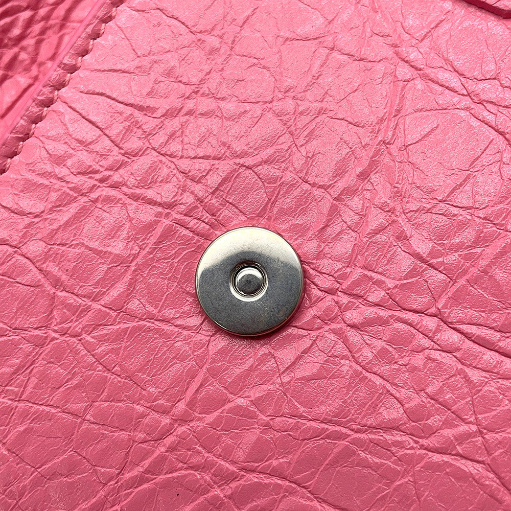 BALENCIAGA LucaGol Sling Bag Pink771670 Leather Size XS