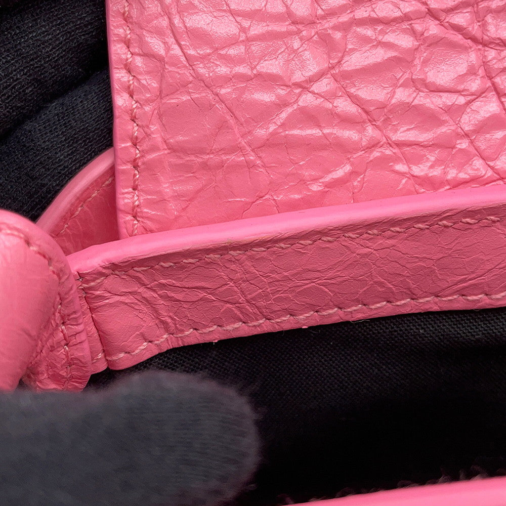 BALENCIAGA LucaGol Sling Bag Pink771670 Leather Size XS