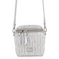 MIUMIU Materasse Shoulder Bag Silver5NR018_AFPP_F0118 Leather Size micro
