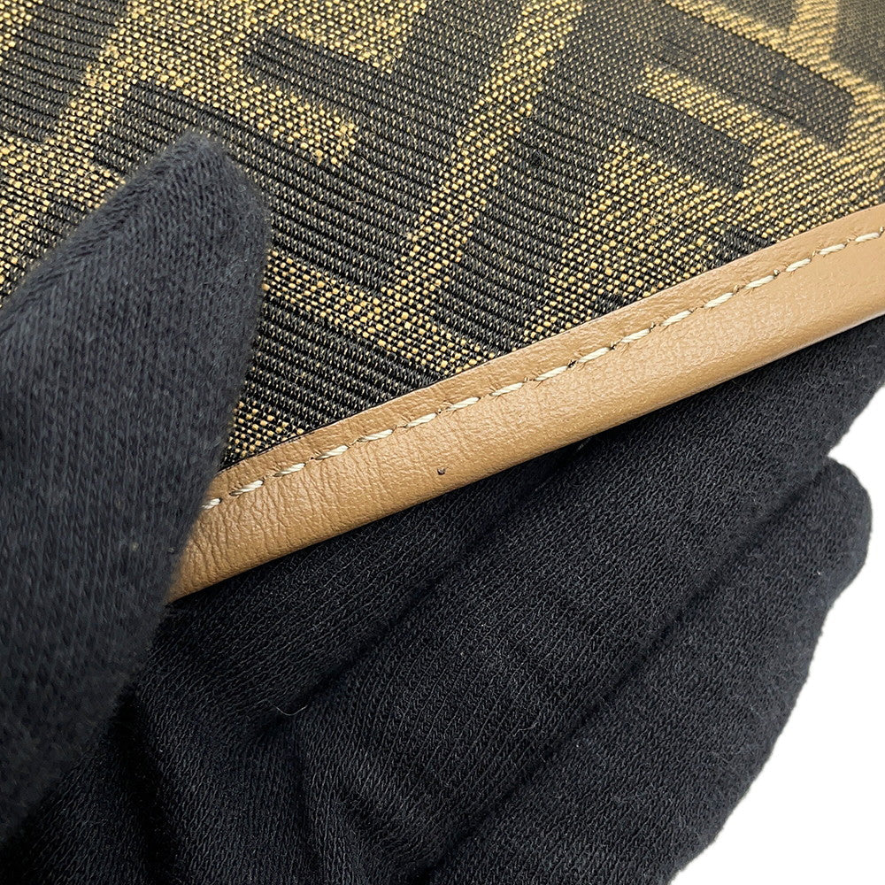 FENDI Strap you Brown8AV417 Canvas Leather