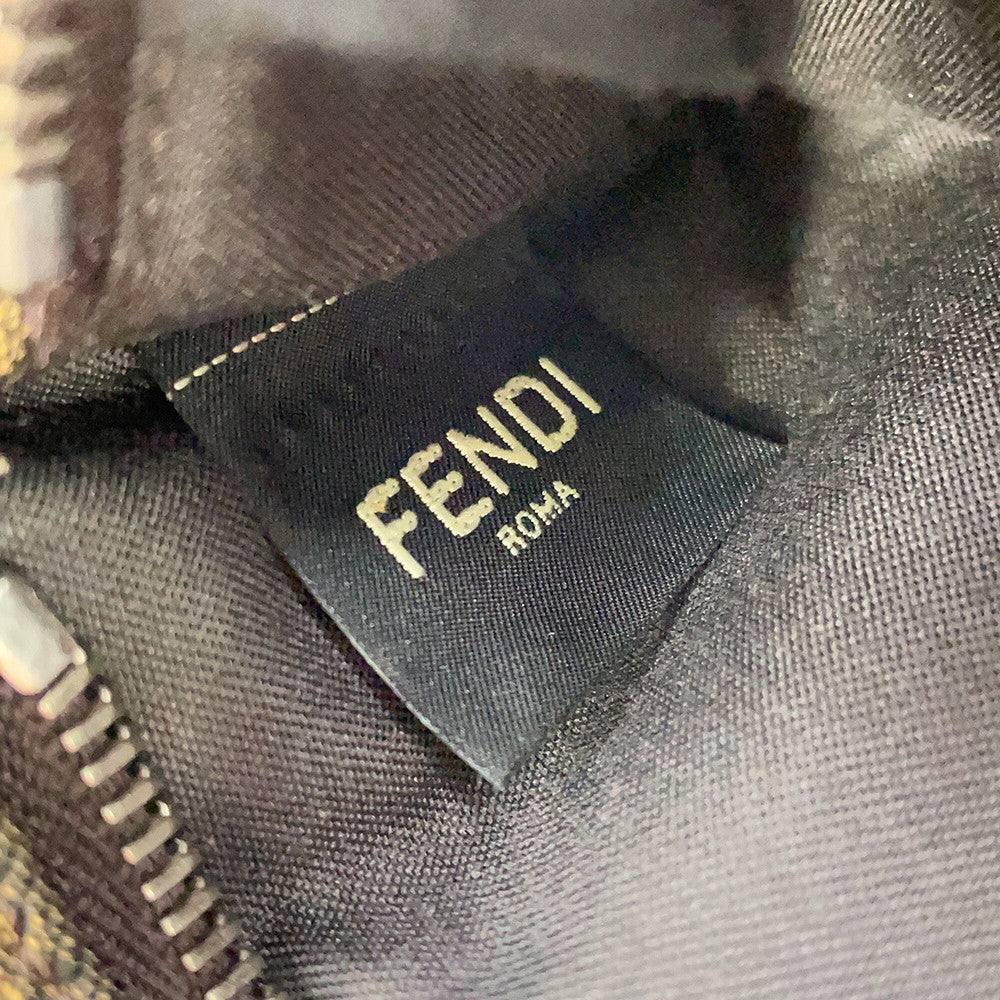FENDI Strap you Brown8AV417 Canvas Leather