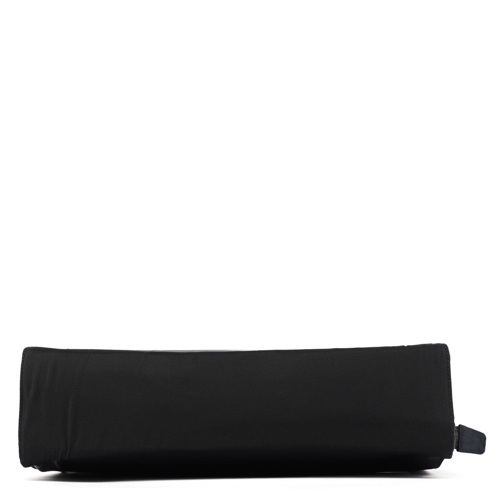 Navy Tessuto Metal Nylon Tote Bag