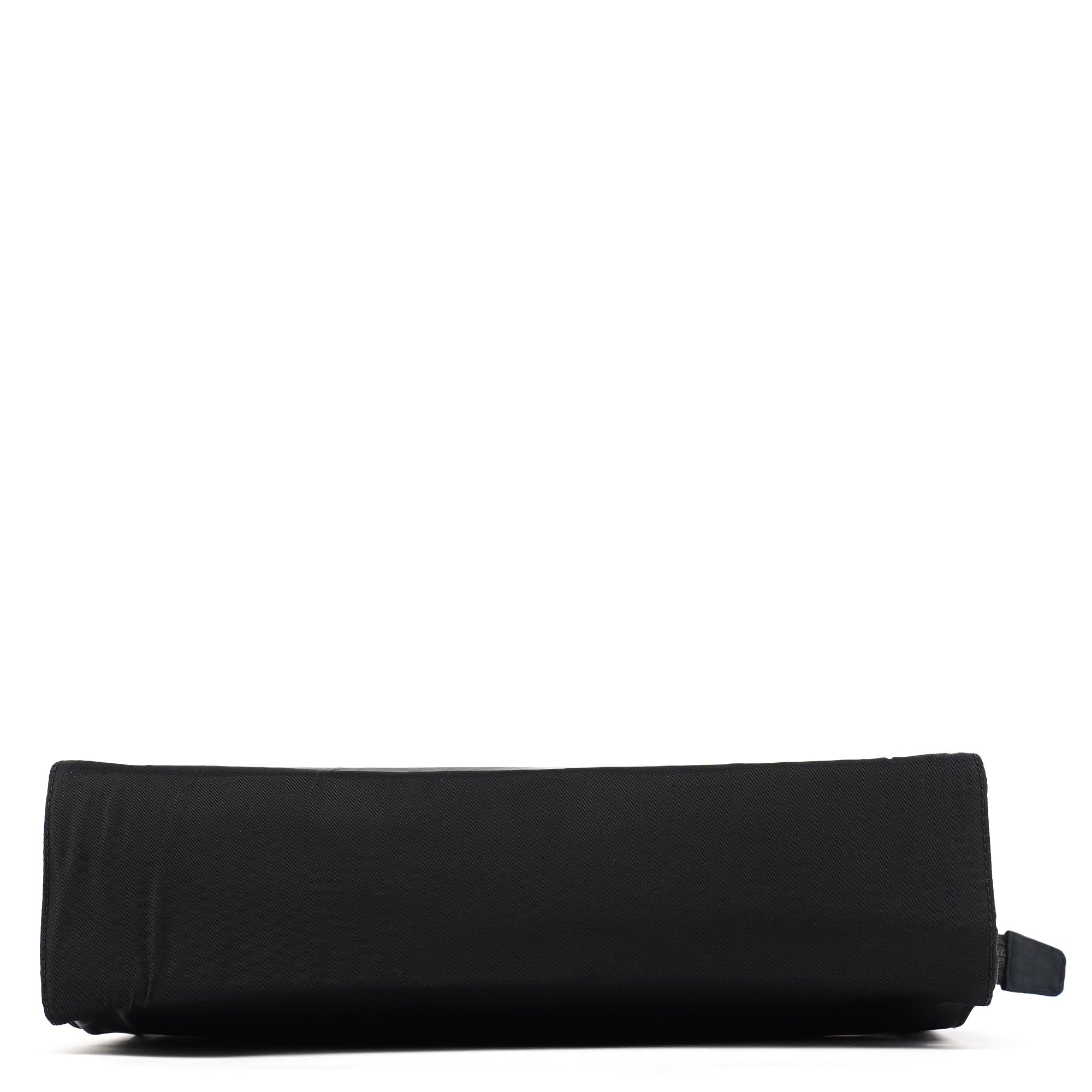 Navy Tessuto Metal Nylon Tote Bag