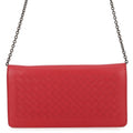 Bottega Veneta INTRECCIATO Chain wallet Red586906 Leather