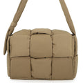 Bottega Veneta Cassette Shoulder Bag Beige743623 Nylon Size Large