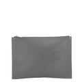 Dior Clutch Bag Gray Leather