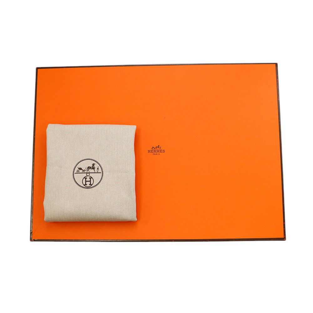 HERMES Pur Sangle Black/Gray Toile Military Taurillon Clemence