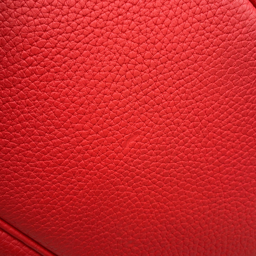 HERMES Picotin Lock Touch Rouge Tomate/Rose Eglantine Taurillon Clemence Size PM