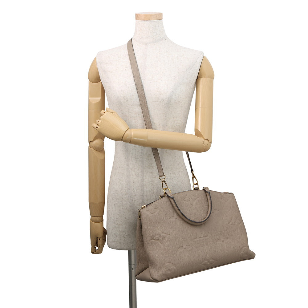 LOUIS VUITTON Grand Palais TourterelleM45833 Monogram Empreinte Leather Size MM