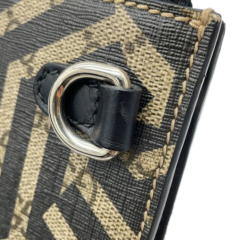GUCCI Cherie B Clutch Bag Black/Multicolor433665 GG Kaleido Leather